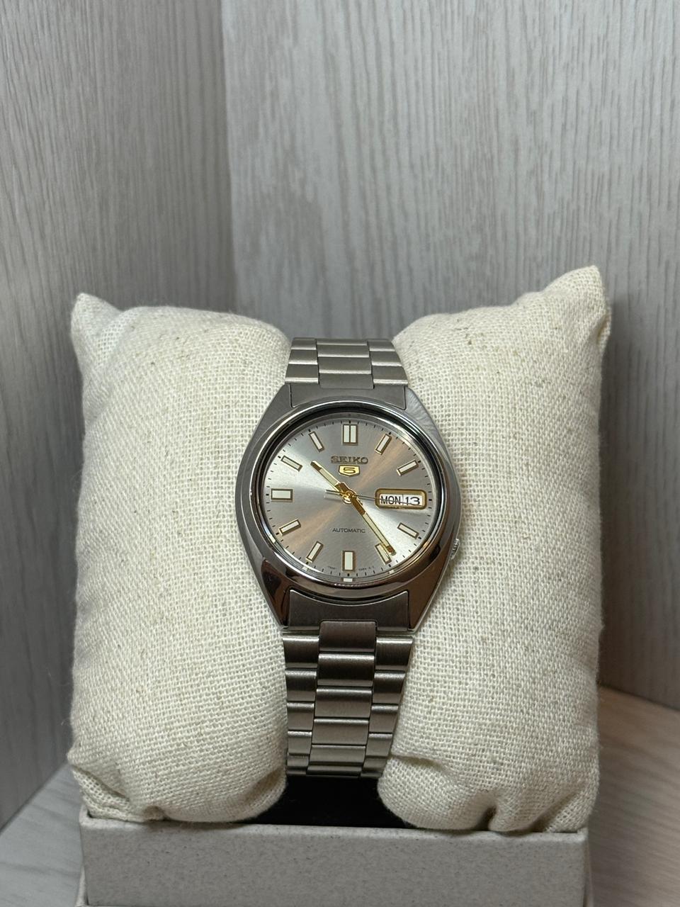 5 Automatico Dial Gris