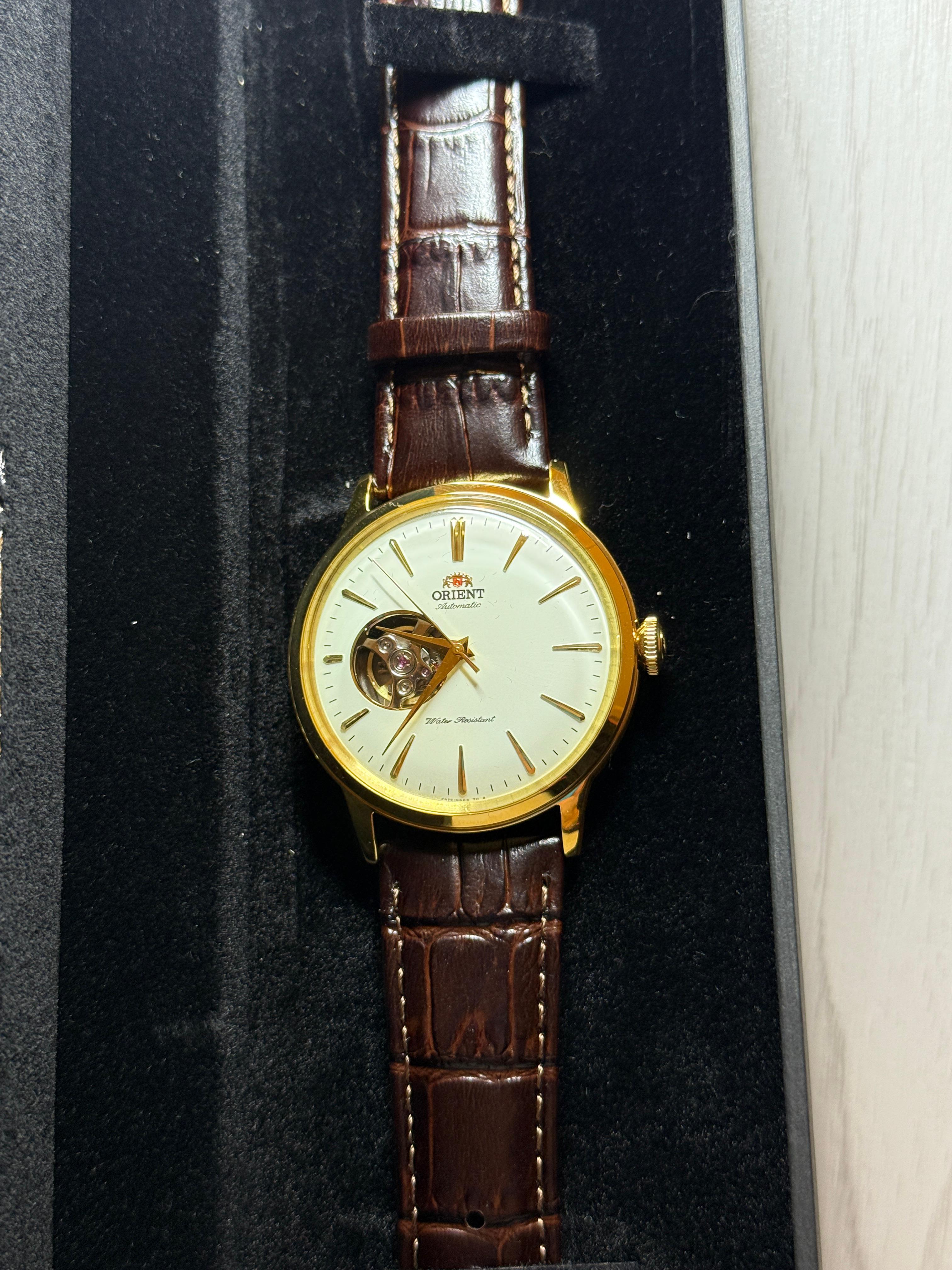 Bambino Open Heart Automatico Dial Blanco