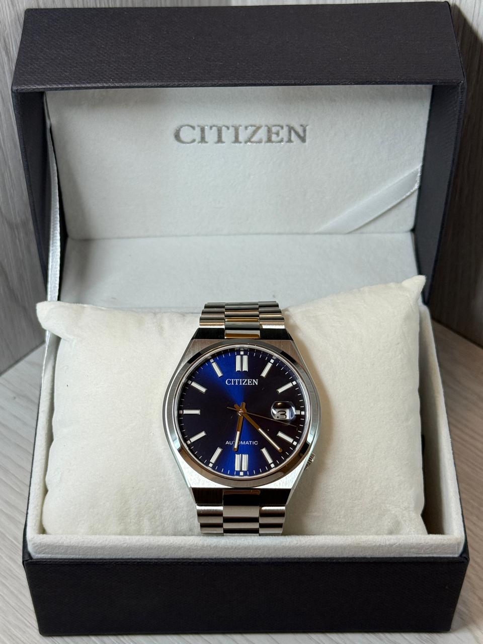 Tsuyosa Automatico Dial Azul Oscuro